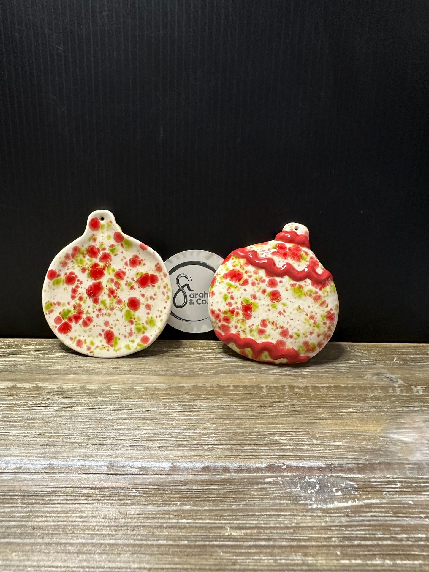 Finished Ornaments (Pair)