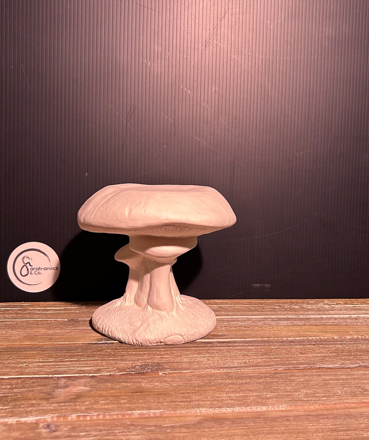Mushroom Stool Bisque