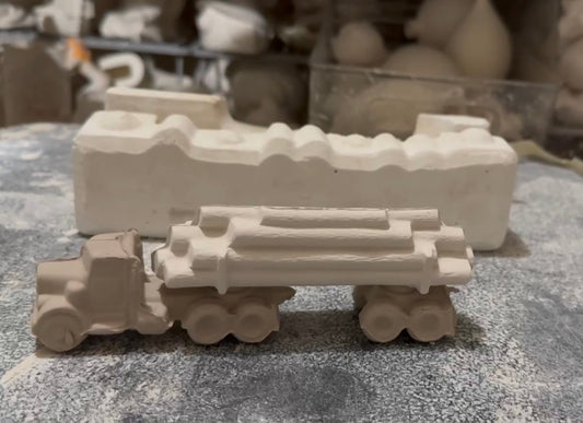 Semi Truck Bisque