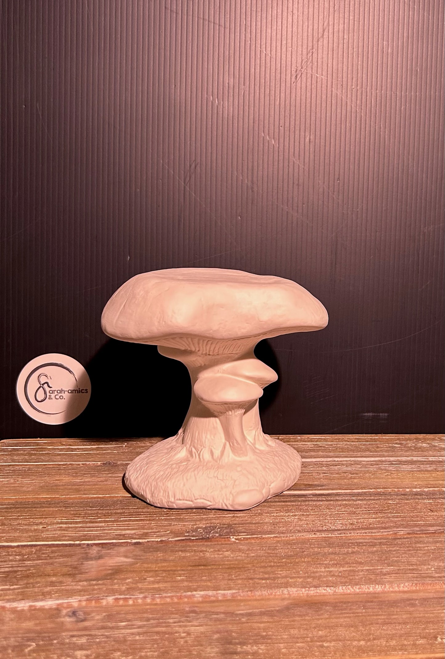 Mushroom Stool Bisque