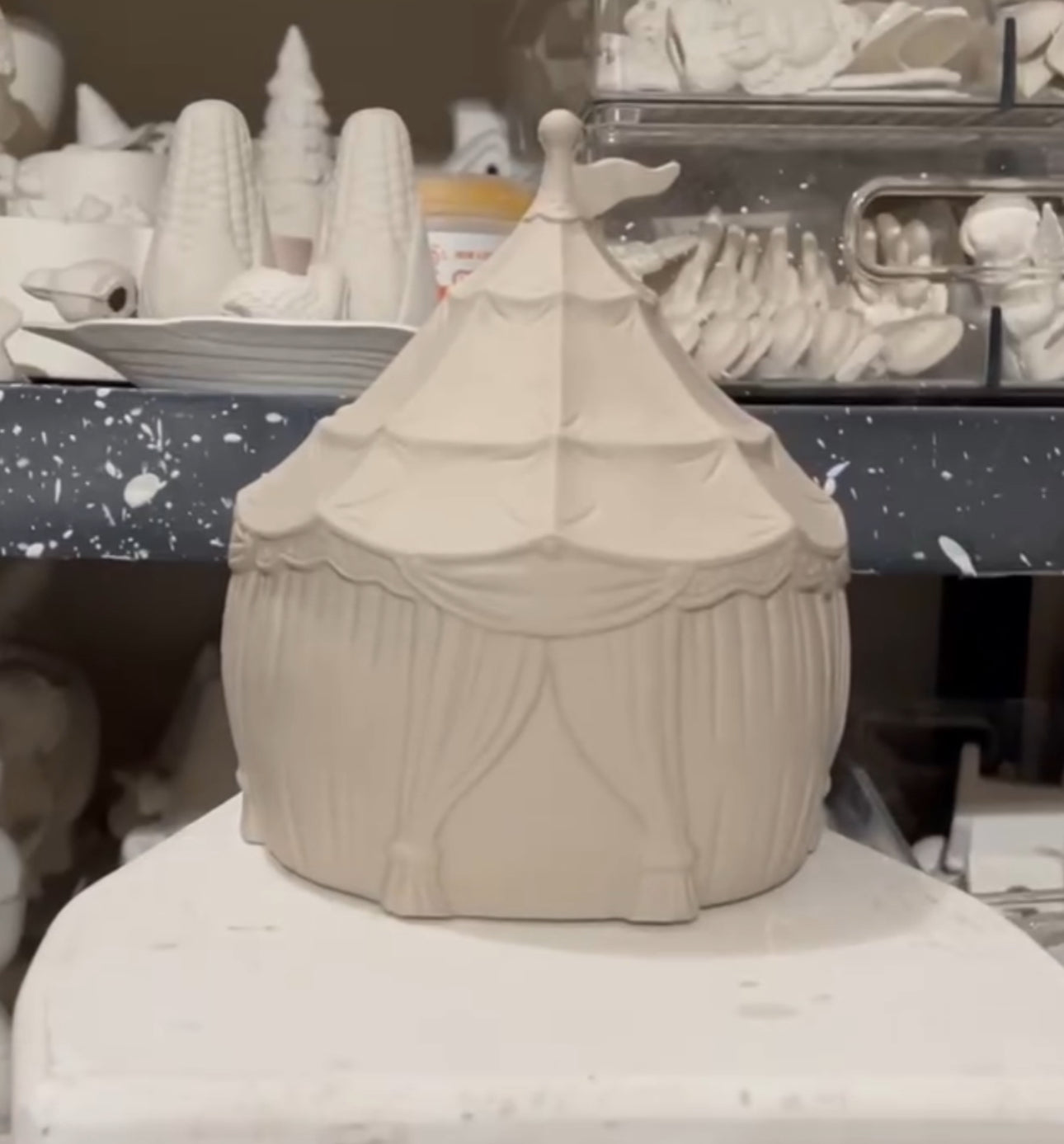 sarah tent Circus Tent Bisque