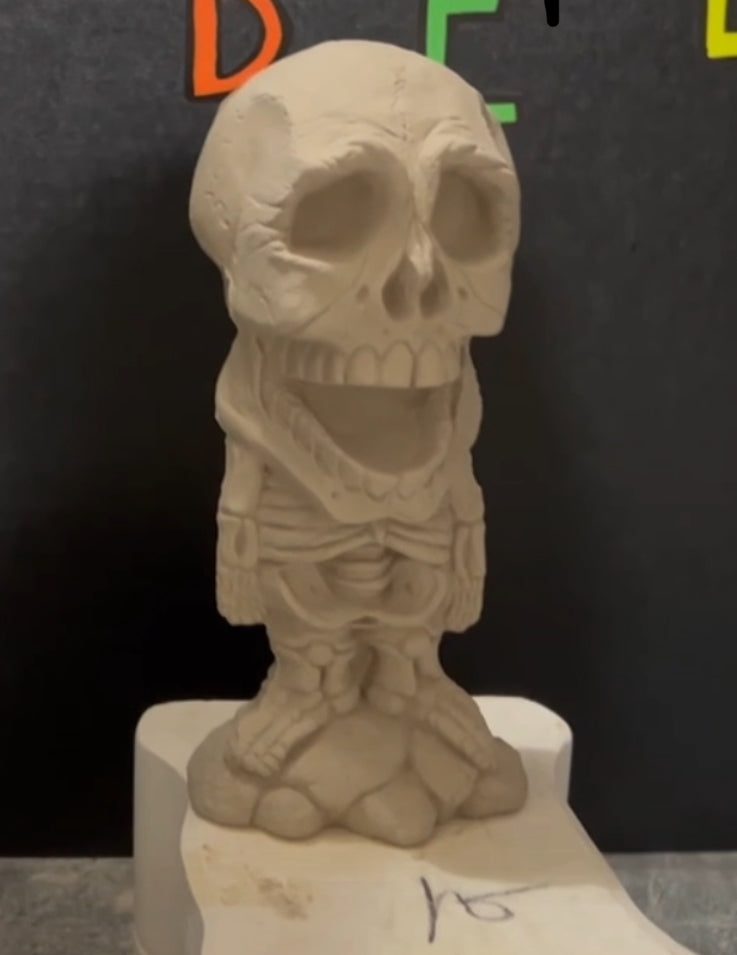 Spooked Skeleton Bisque