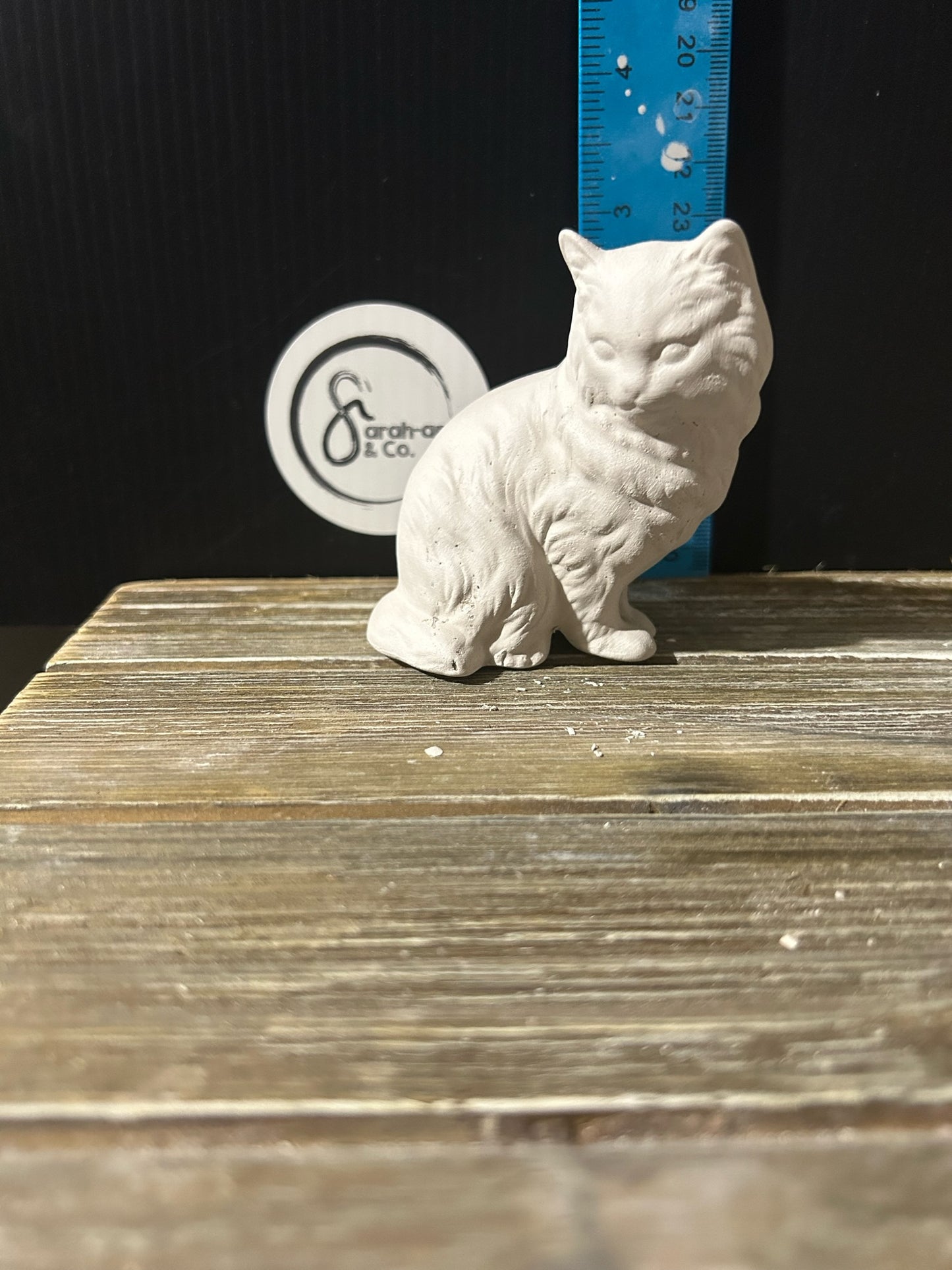 Miniature Persian Cat Bisque