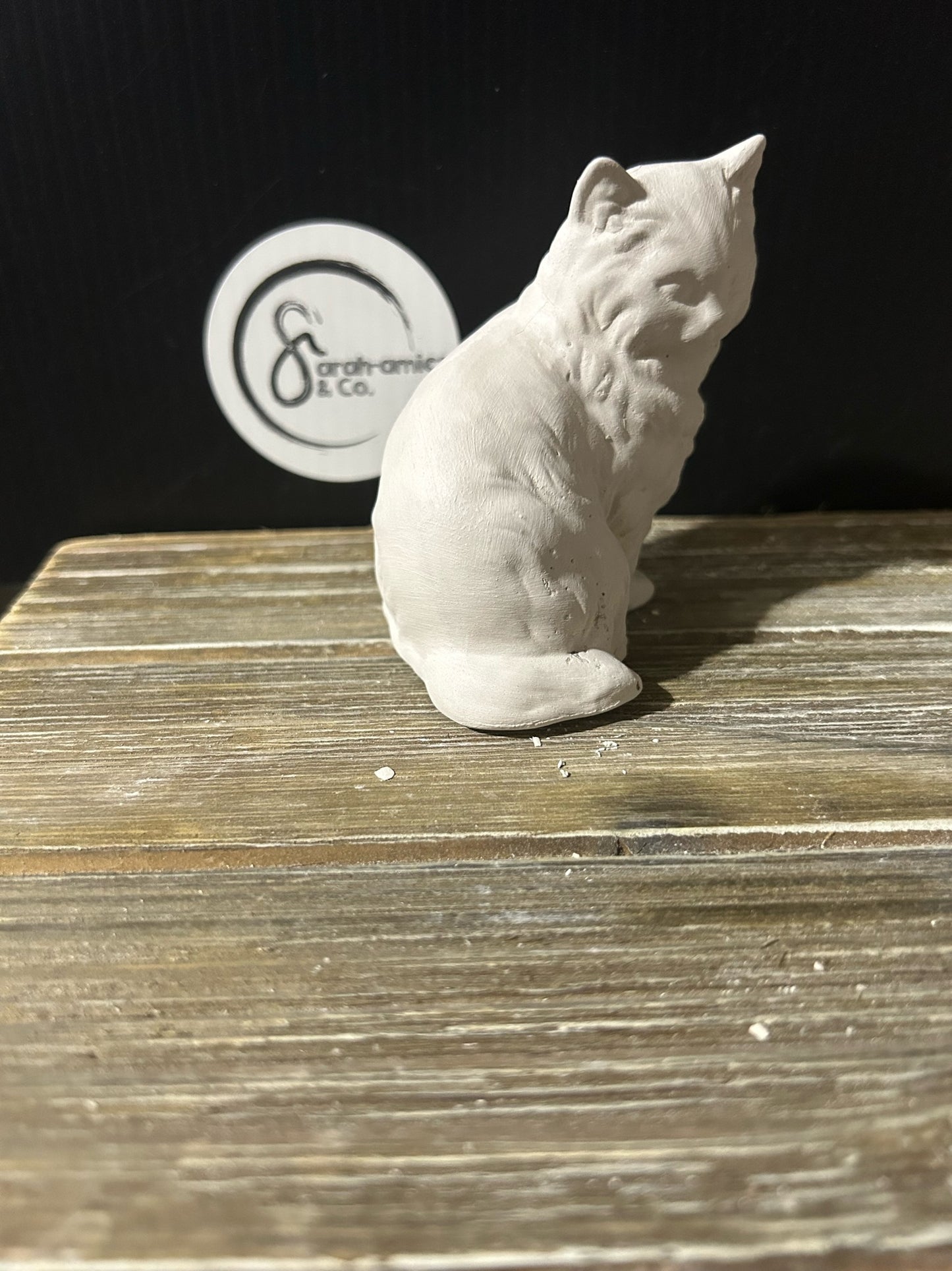 Miniature Persian Cat Bisque
