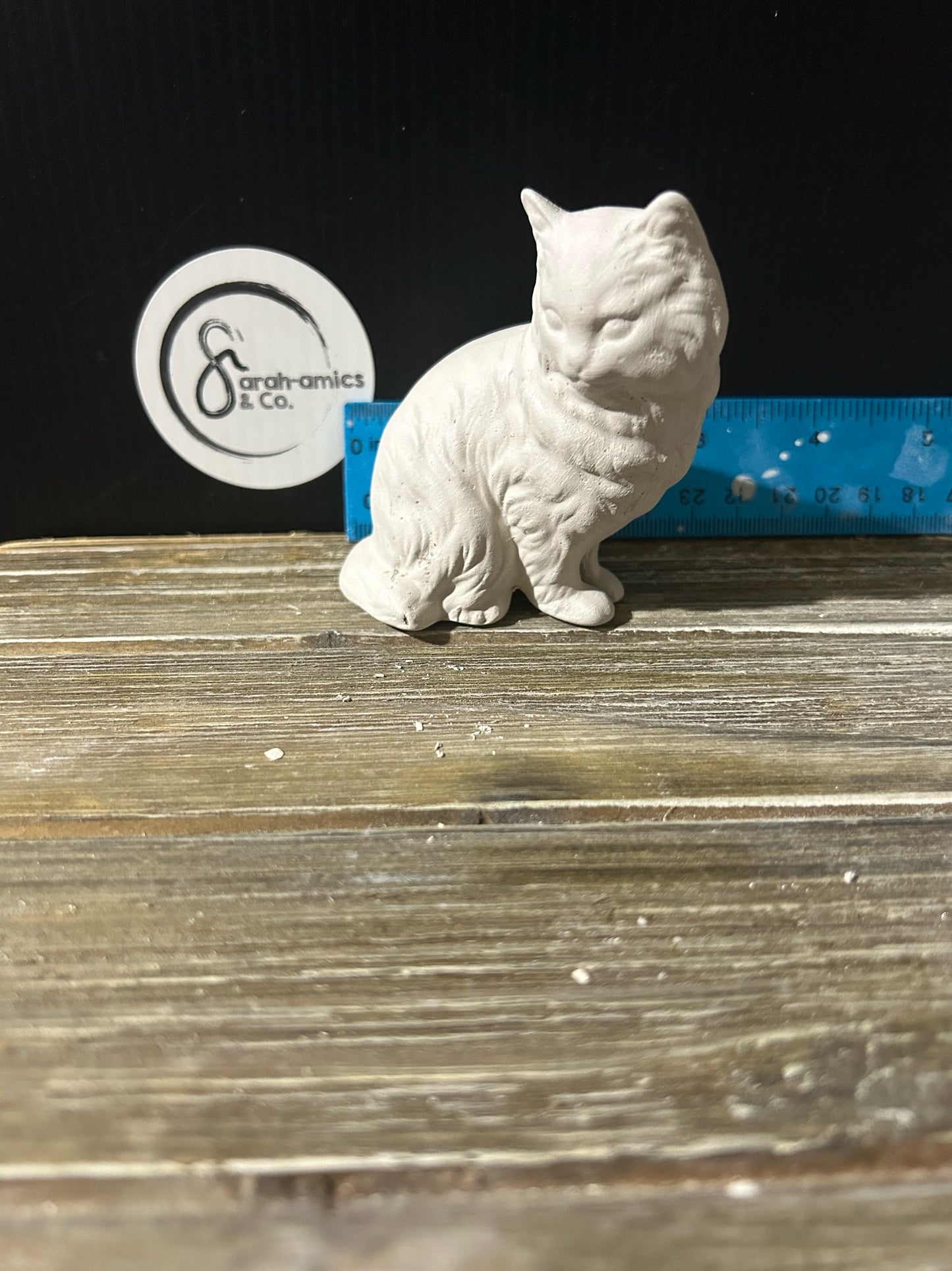 Miniature Persian Cat Bisque