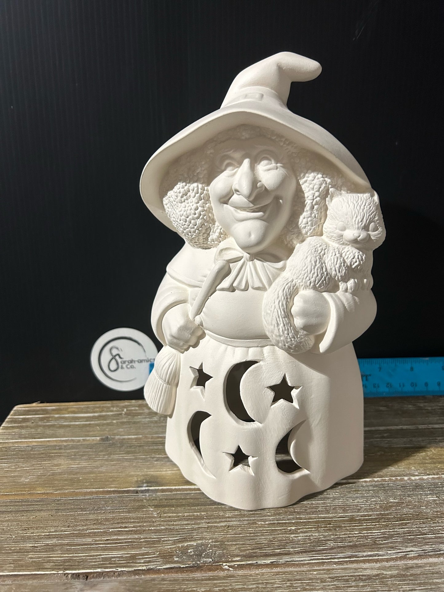 Witch Luminary Bisque