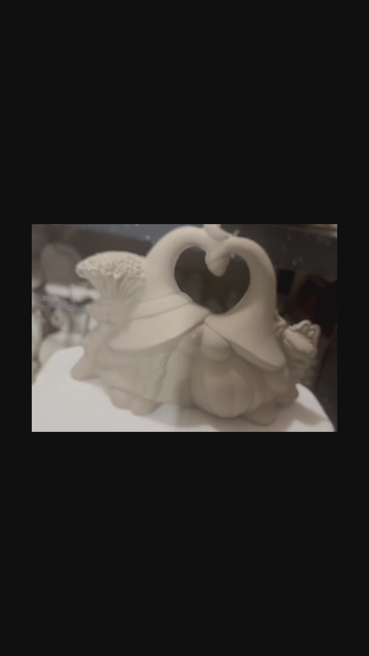 Halloween Gnome Couple Bisque