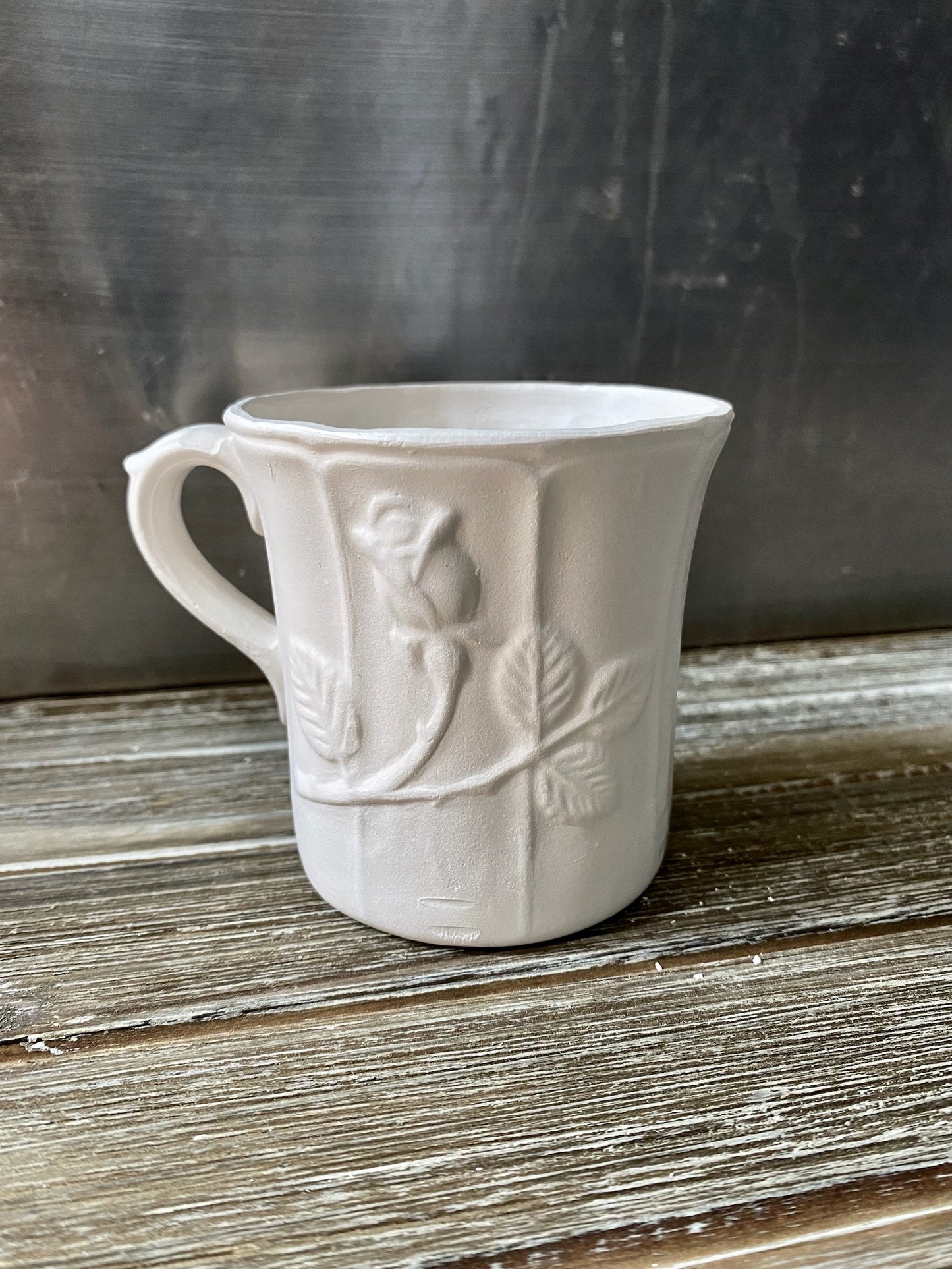 Rose Mug Bisque