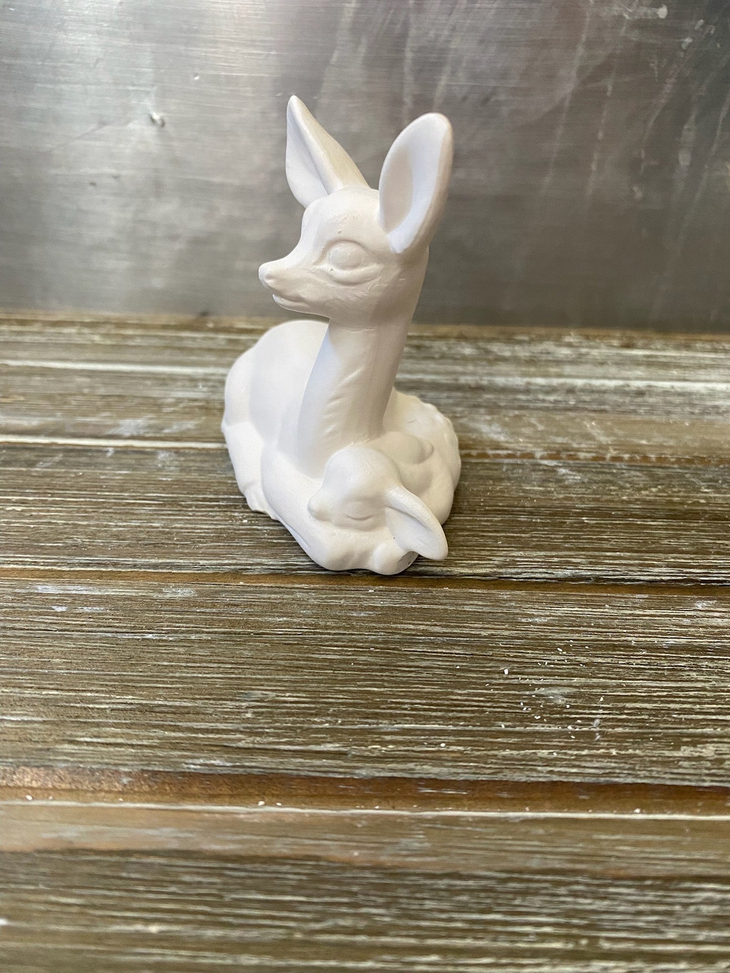 Doe and Fawn Bisque