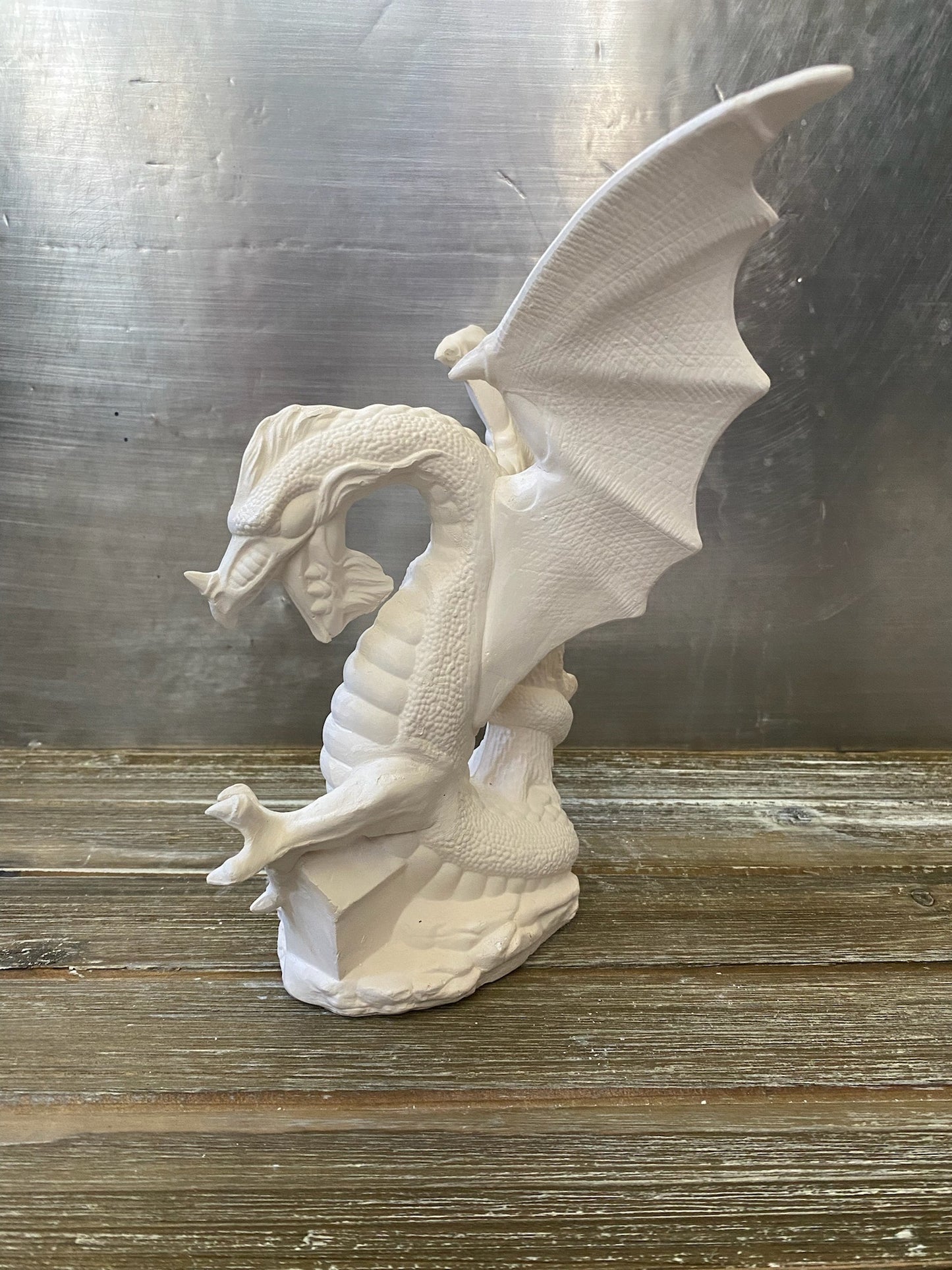 Small Dragon with Treasure Bisque