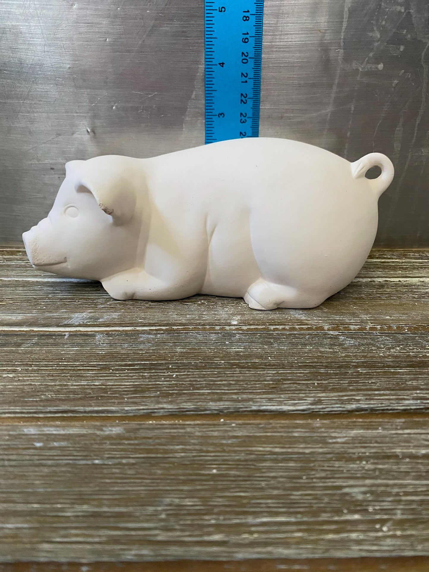 Laying Down Piglet Bisque