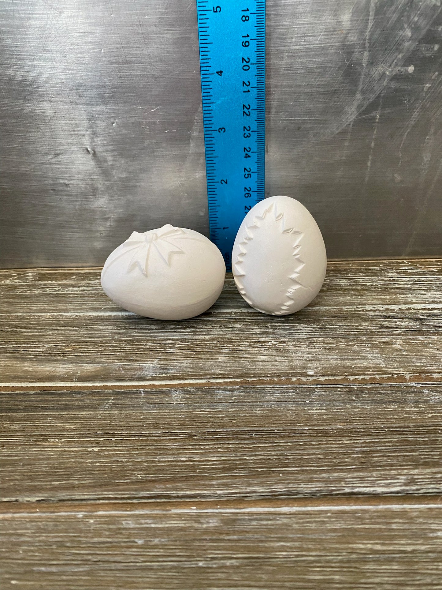 Assorted Decorated Eggs Bisque