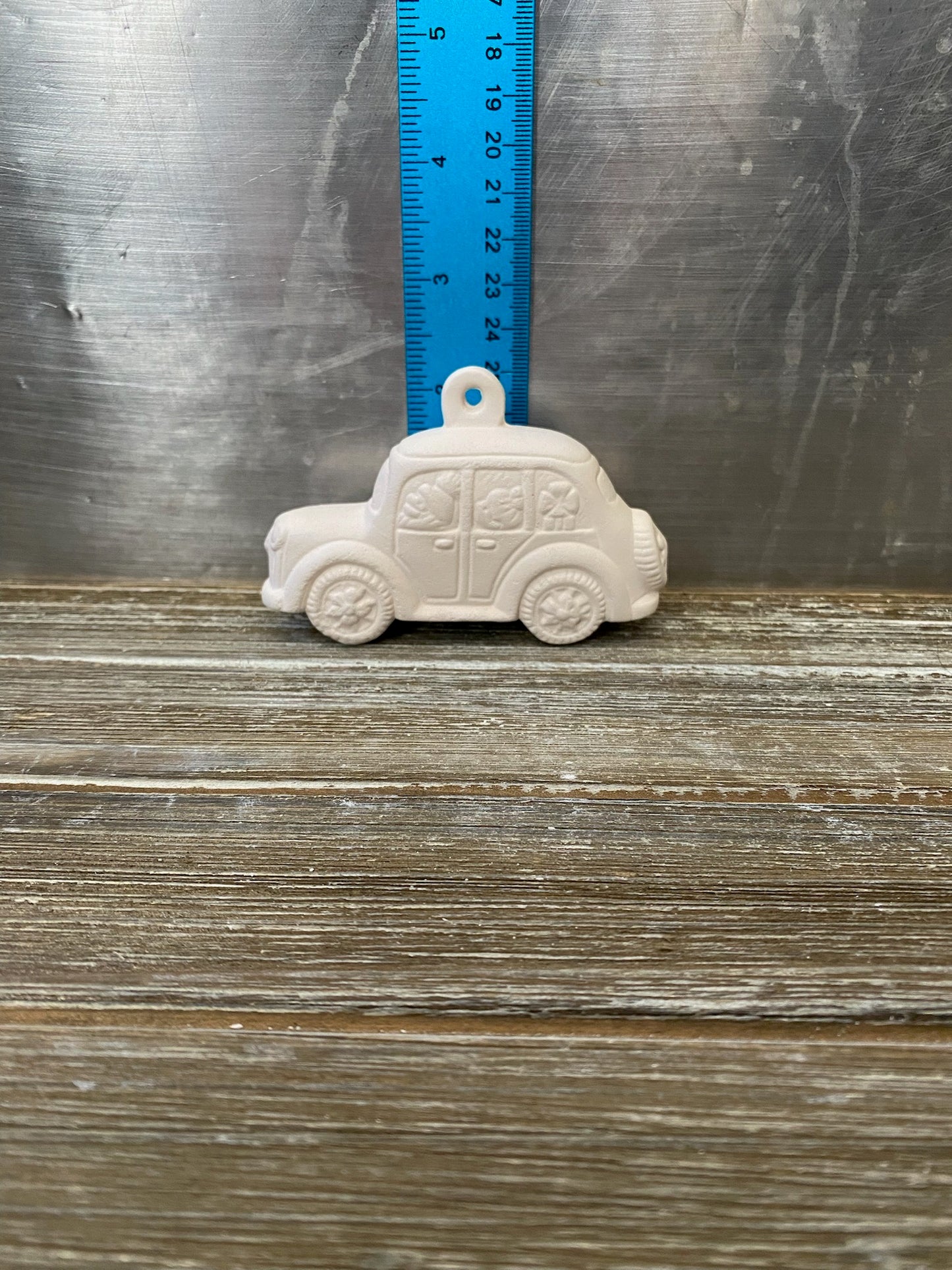 Car Ornament Bisque