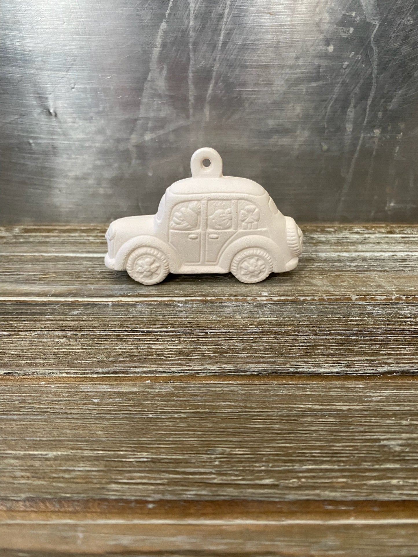Car Ornament Bisque