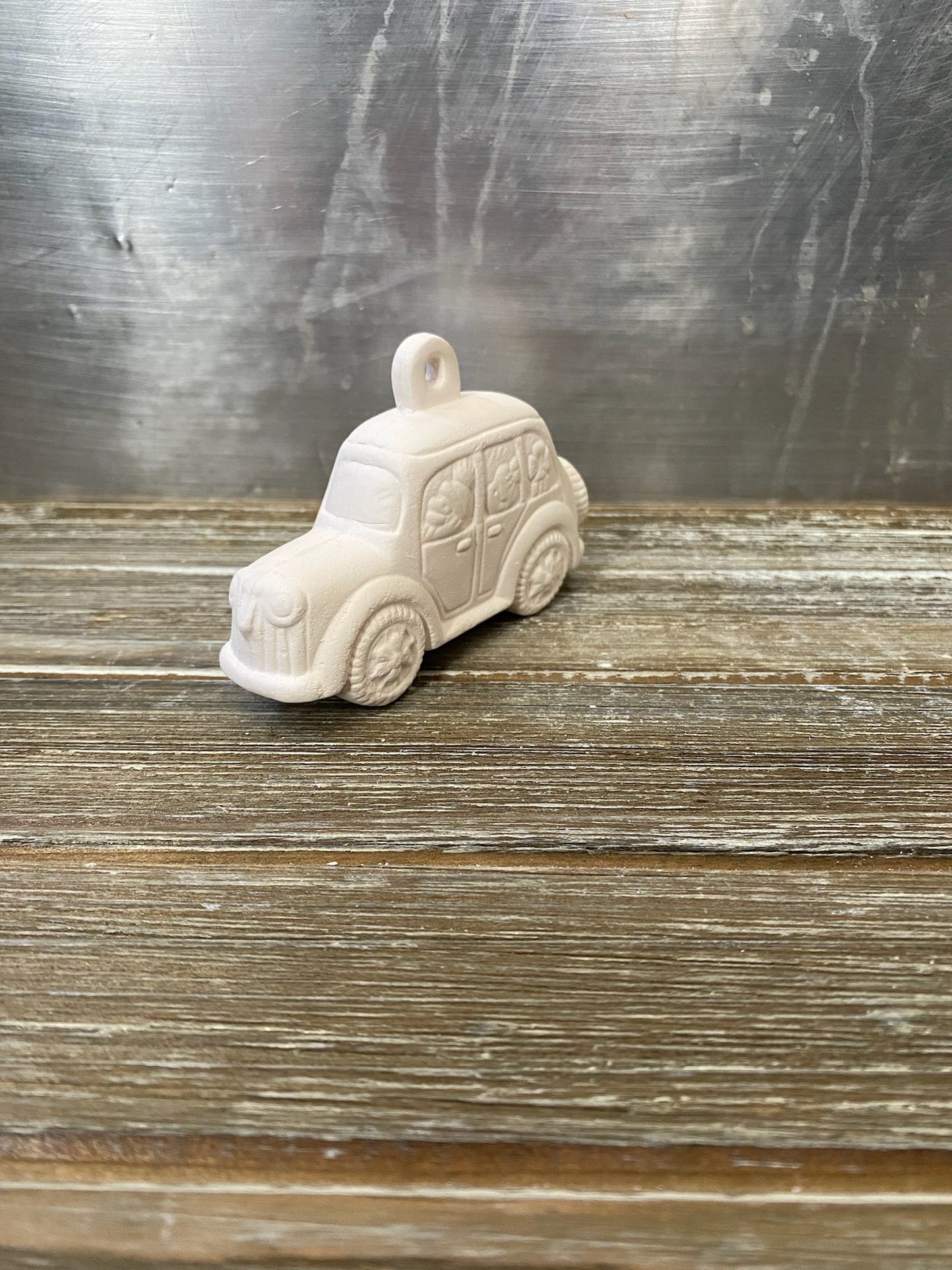 Car Ornament Bisque