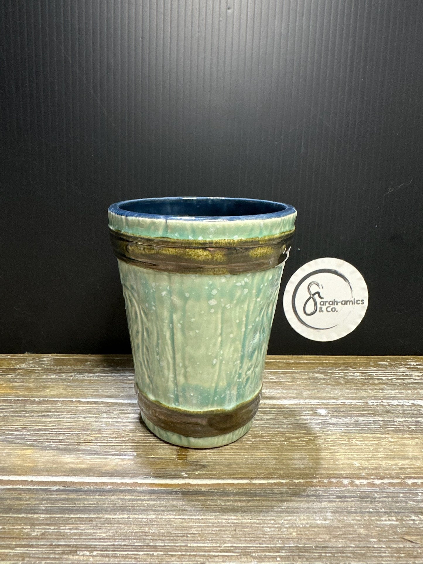 Finished Cup (with tree imprint)