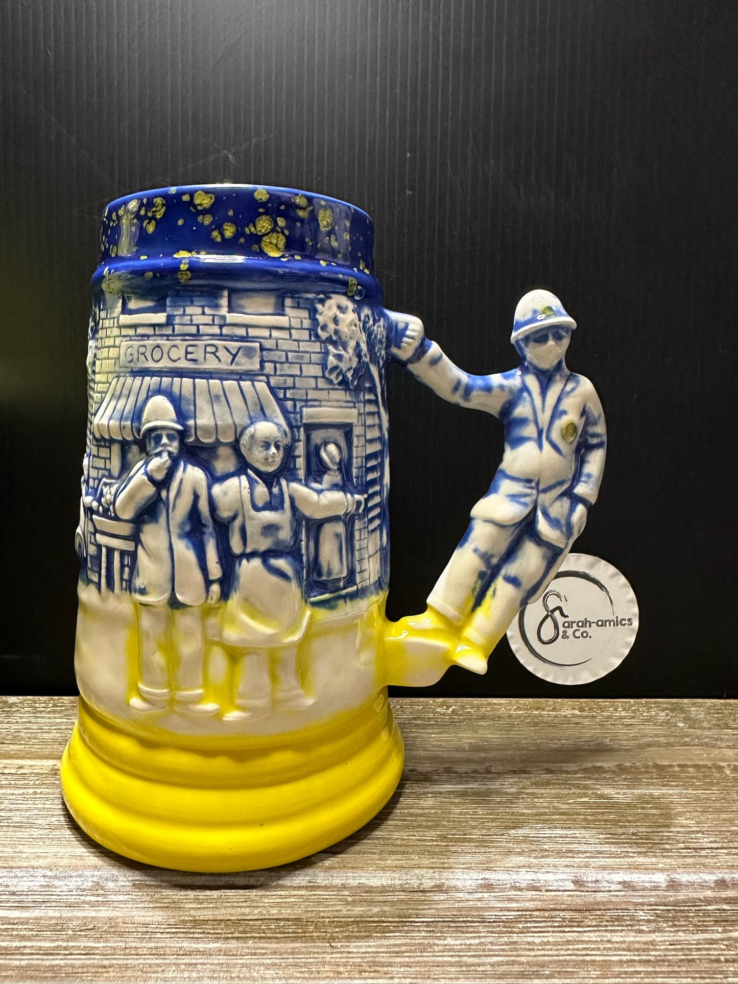 Finished Police Stein