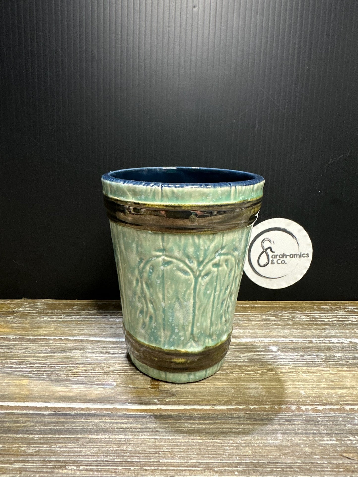 Finished Cup (with tree imprint)