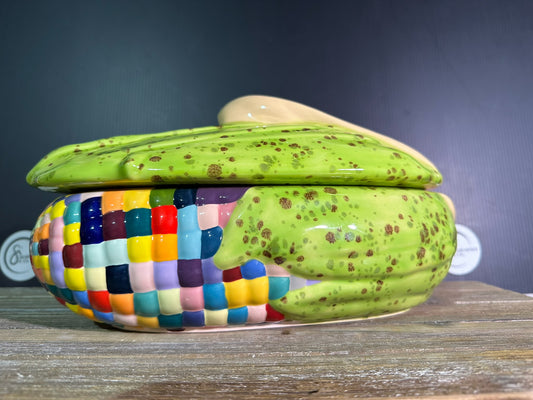 Finished Rainbow Corn Dish