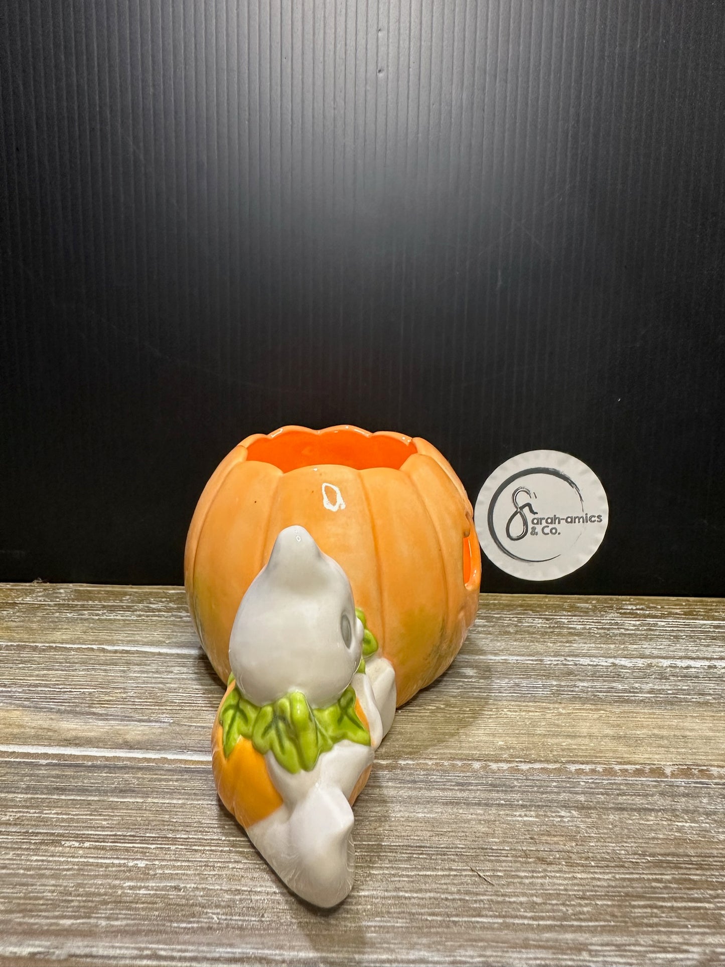 Finished Ghost with Pumpkin