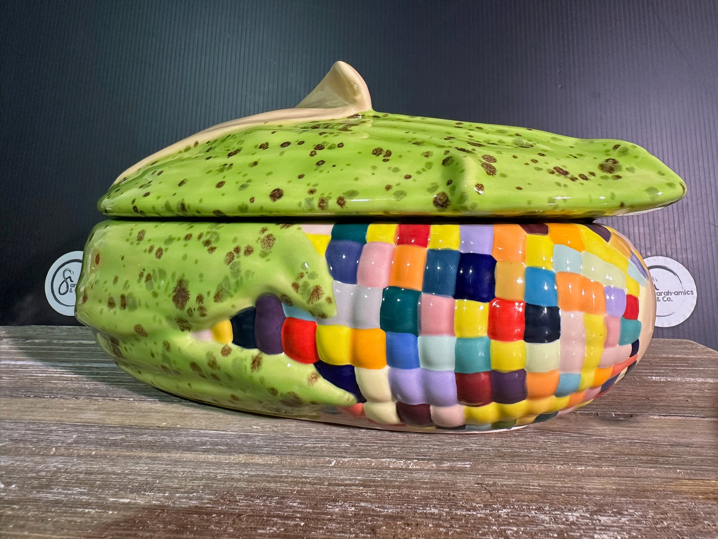 Finished Rainbow Corn Dish