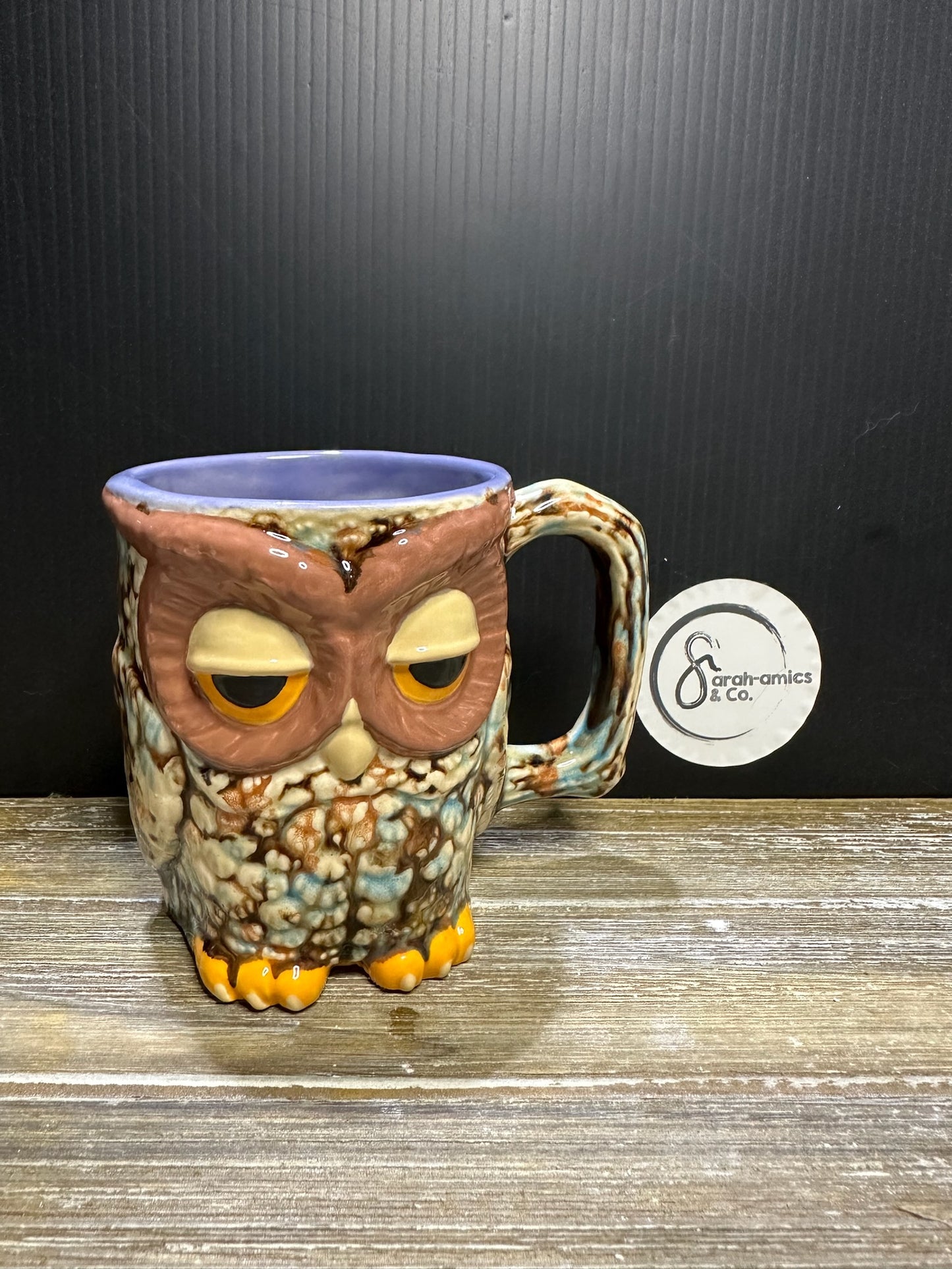 Finished Owl Mug