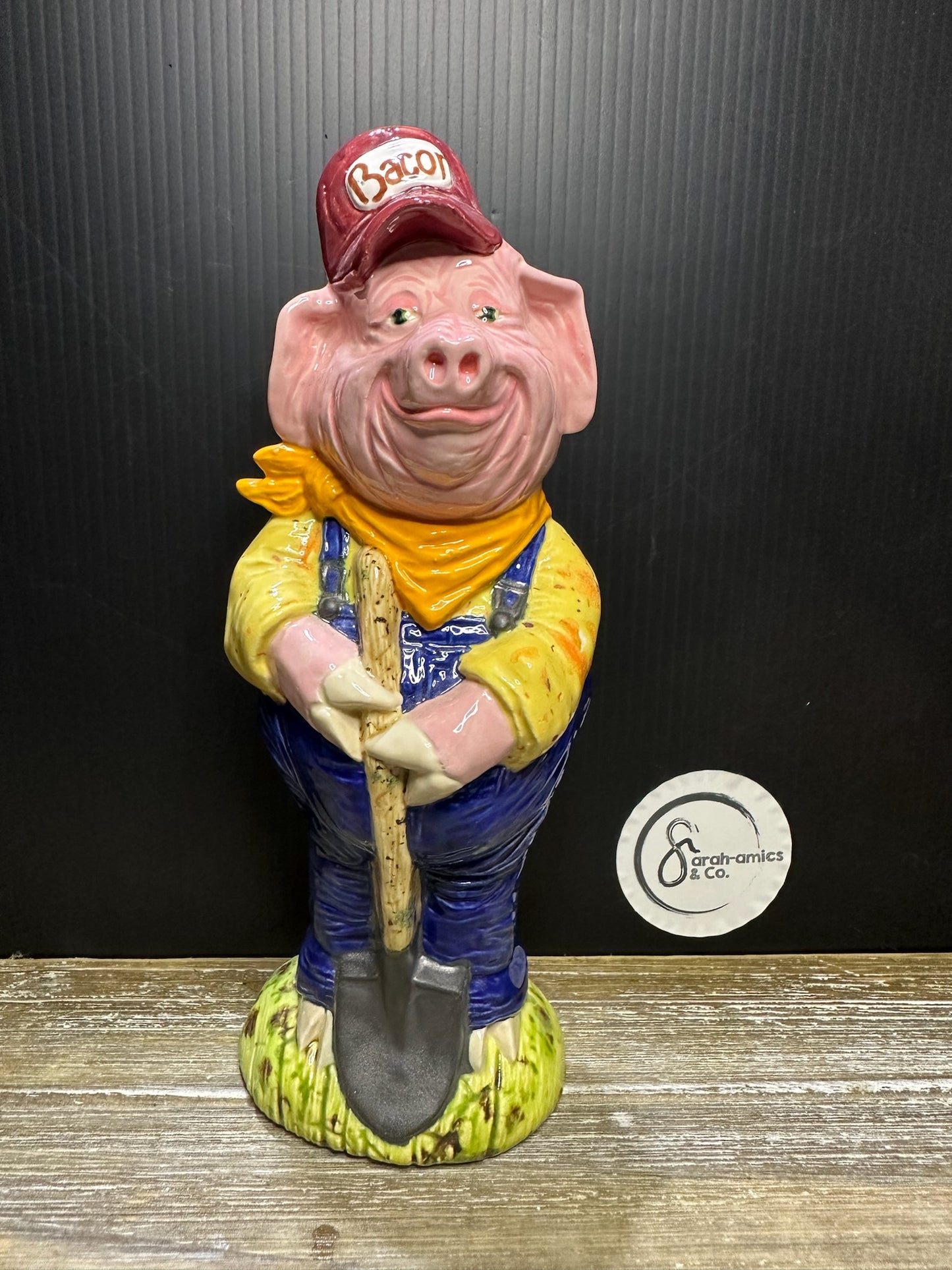 Finished “Bacon” the Pig Farmer