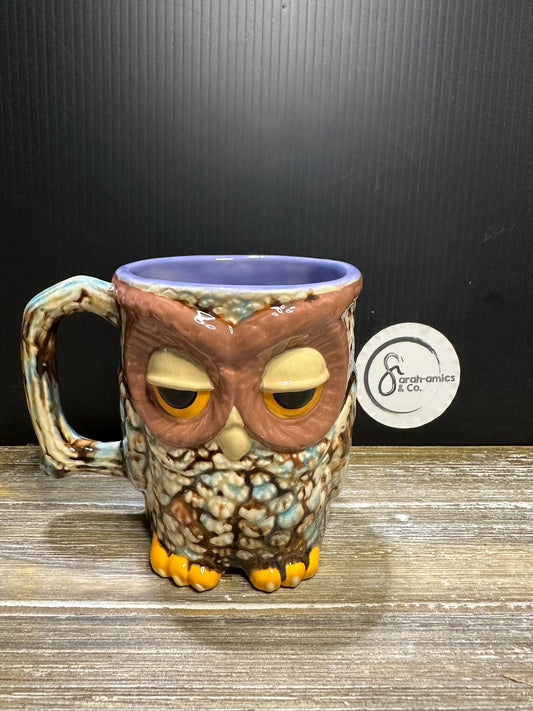 Finished Owl Mug