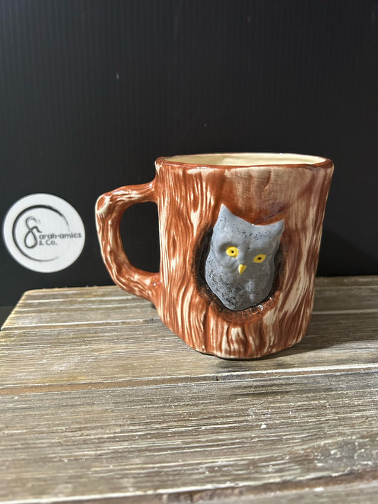 Finished Owl/Mushroom Mug