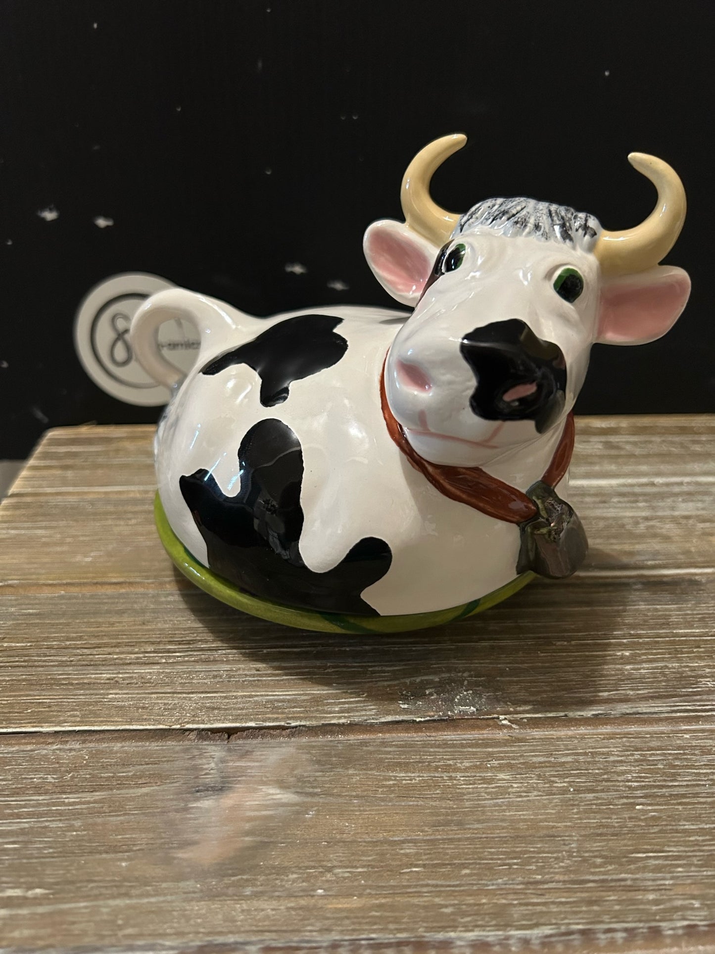 Finished Cow Butter Dish