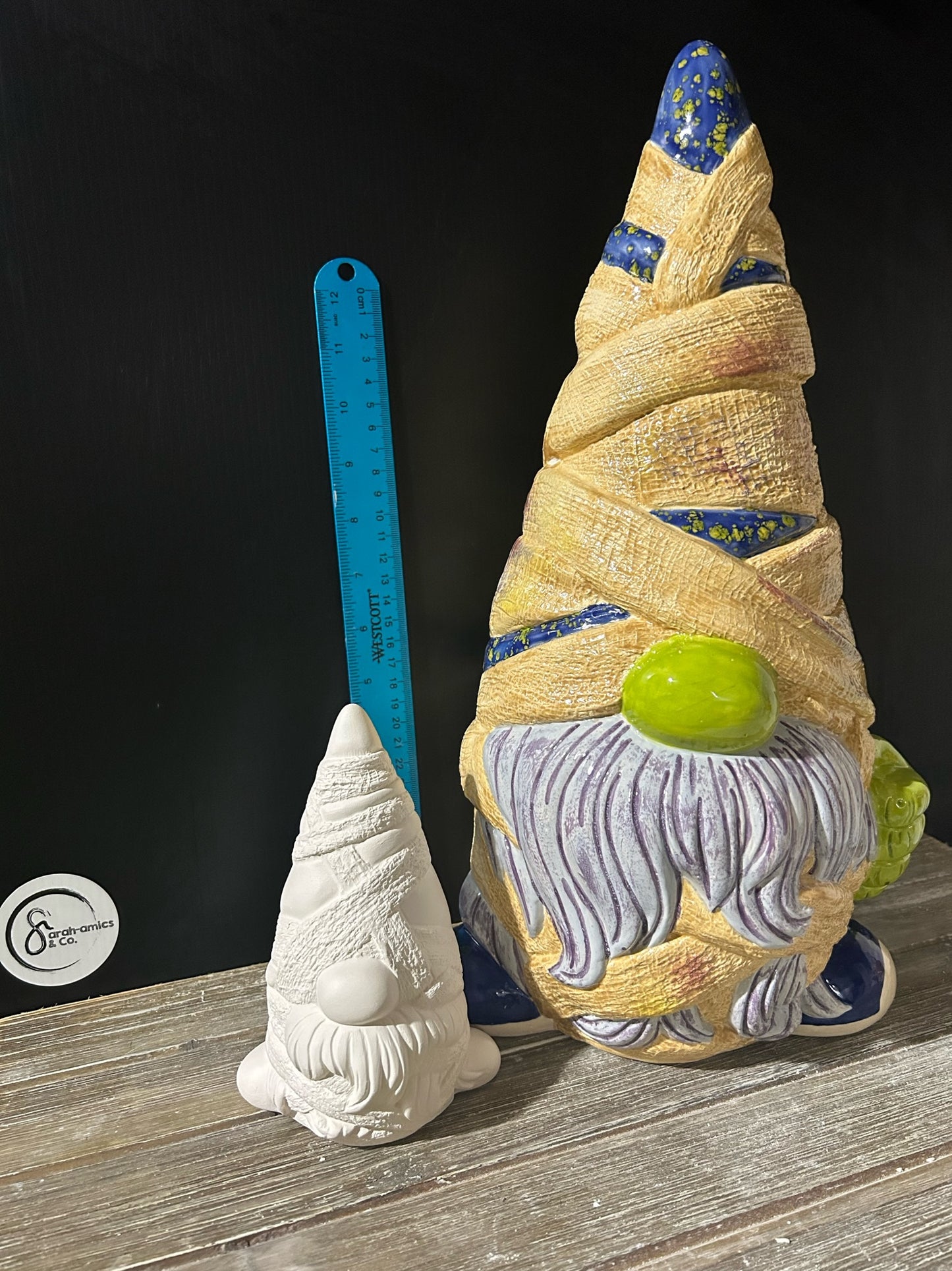 Finished GIANT Mummy Gnome