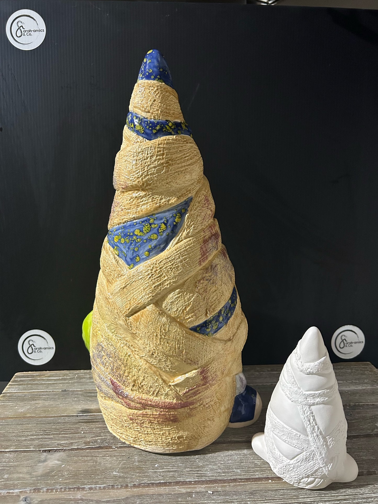 Finished GIANT Mummy Gnome