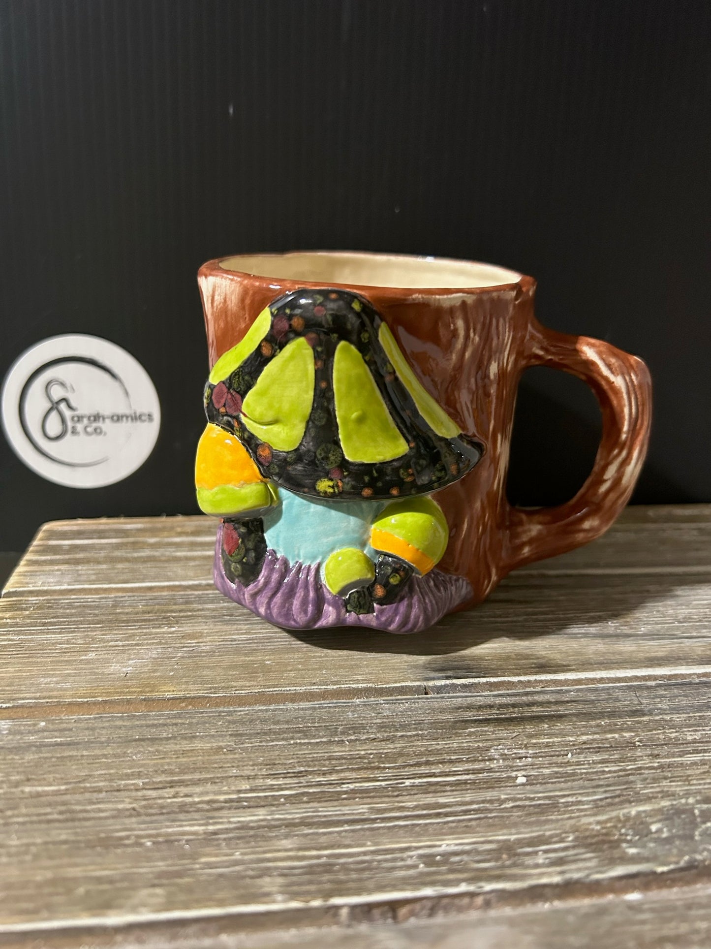 Finished Owl/Mushroom Mug