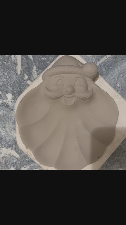 Santa Plate Bisque