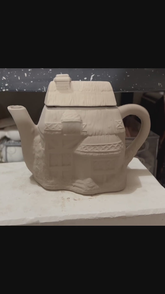 Tea Pot House Bisque