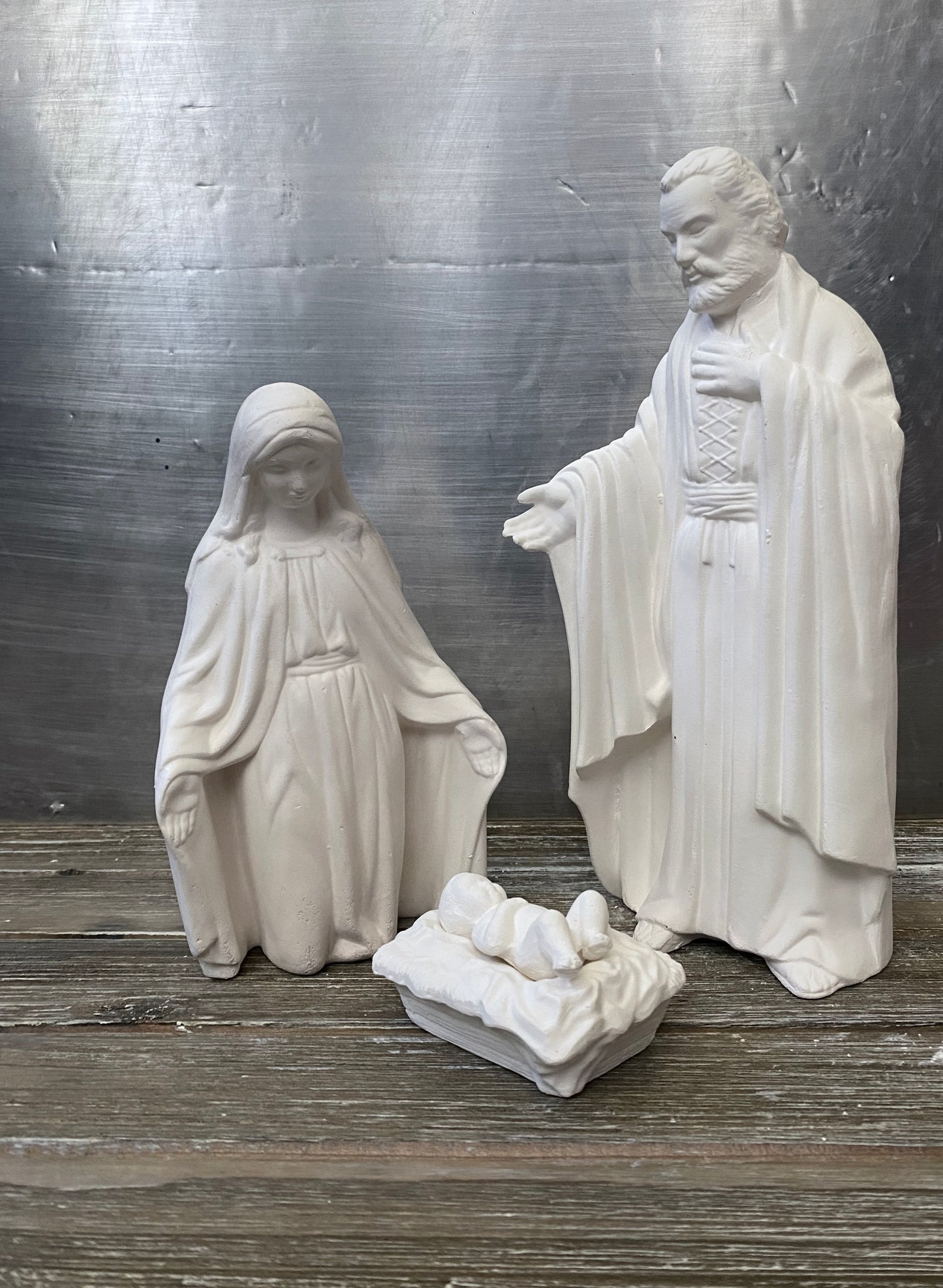 Large Duncan Nativity Scene Bisque