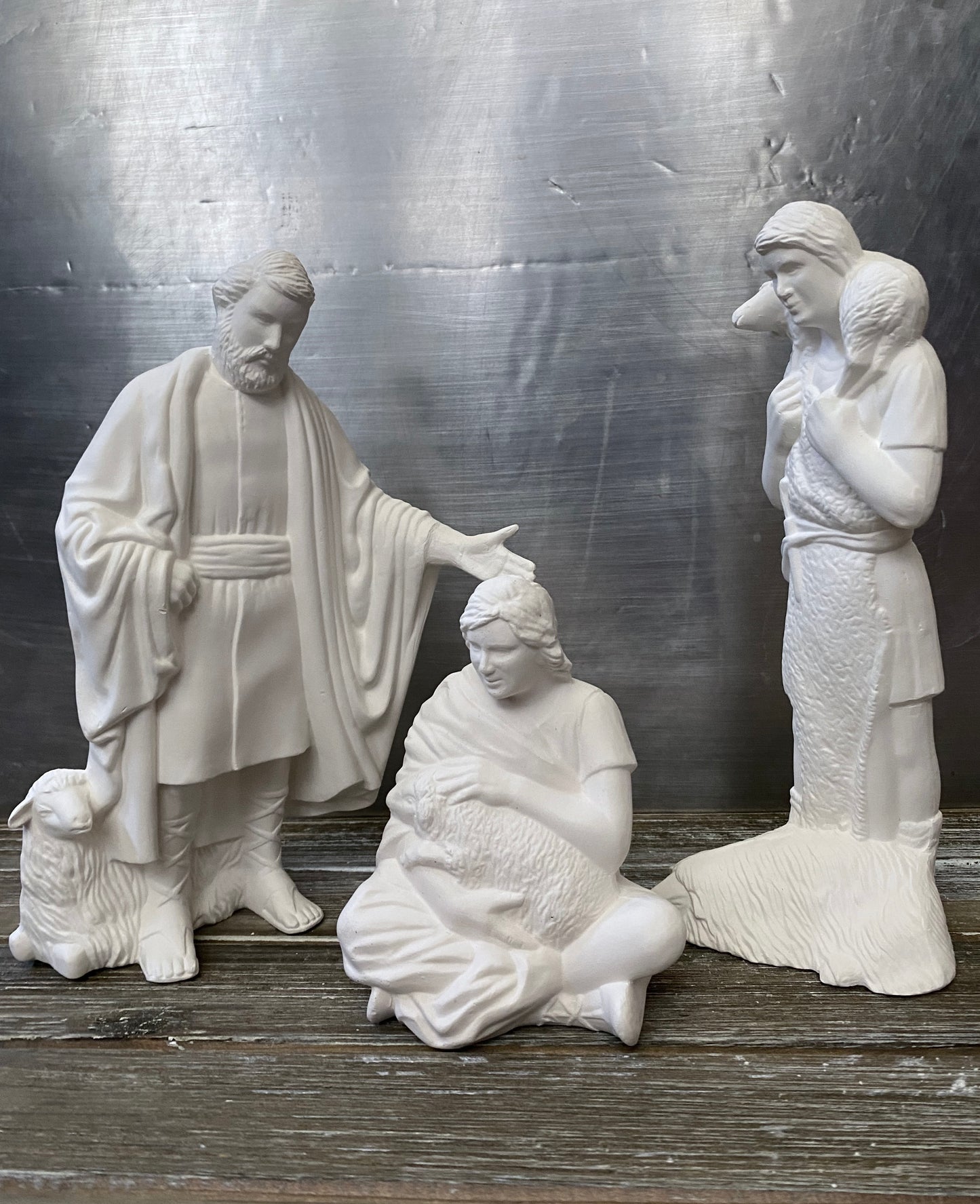 Large Duncan Nativity Scene Bisque