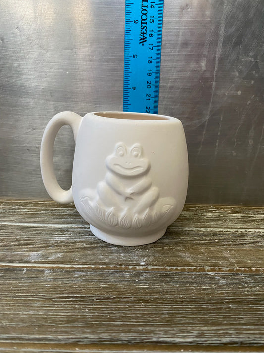 Frog Mug Bisque