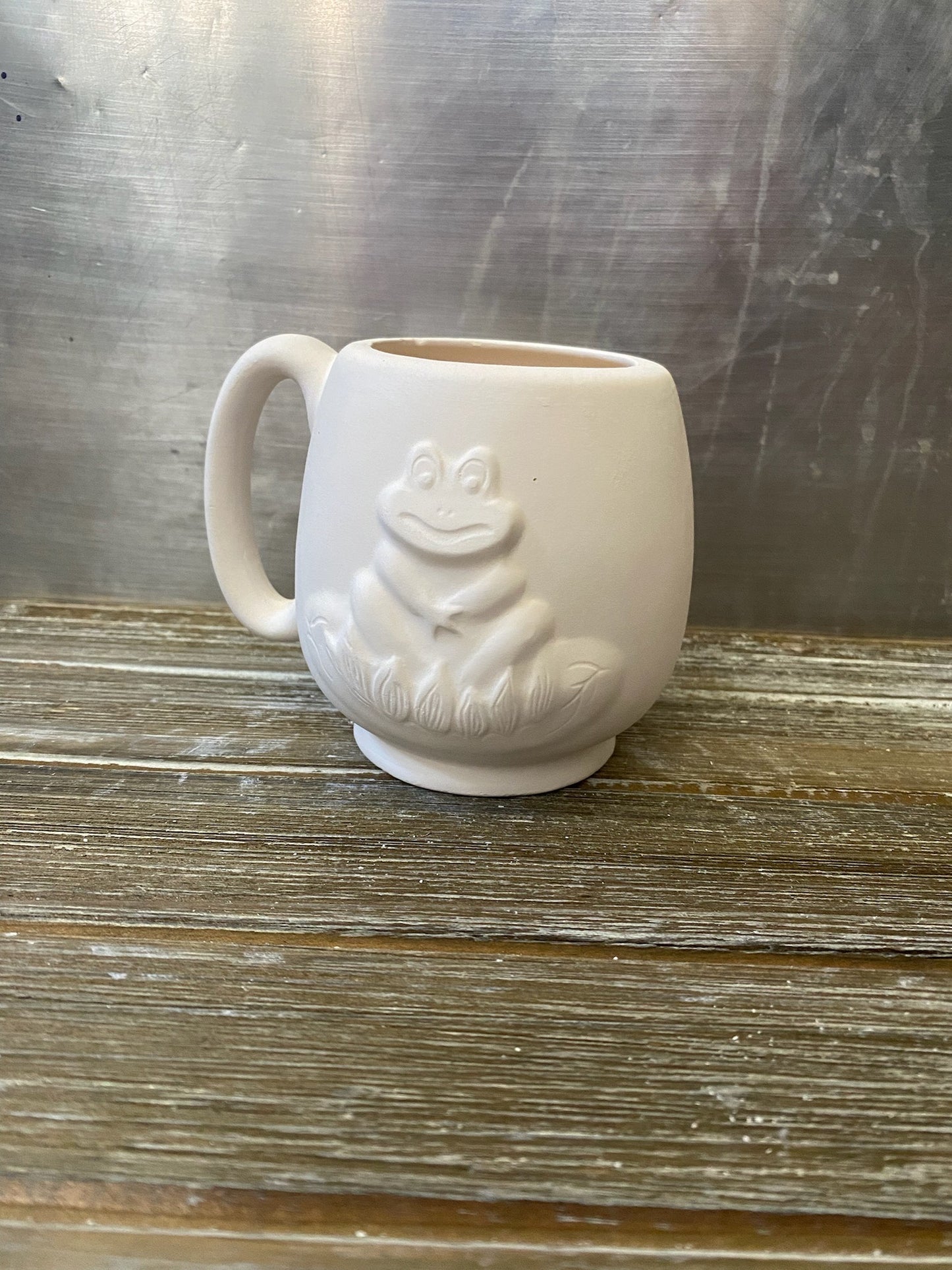 Frog Mug Bisque