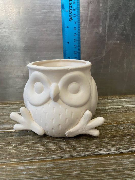 Owl Mug Bisque