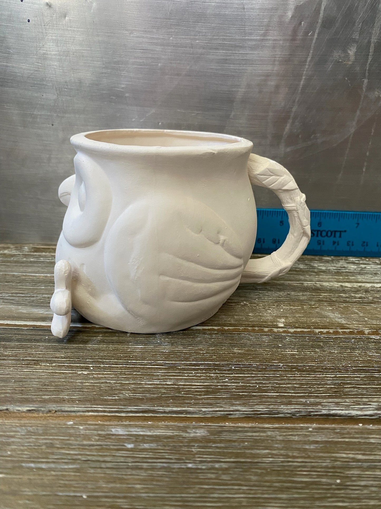 Owl Mug Bisque