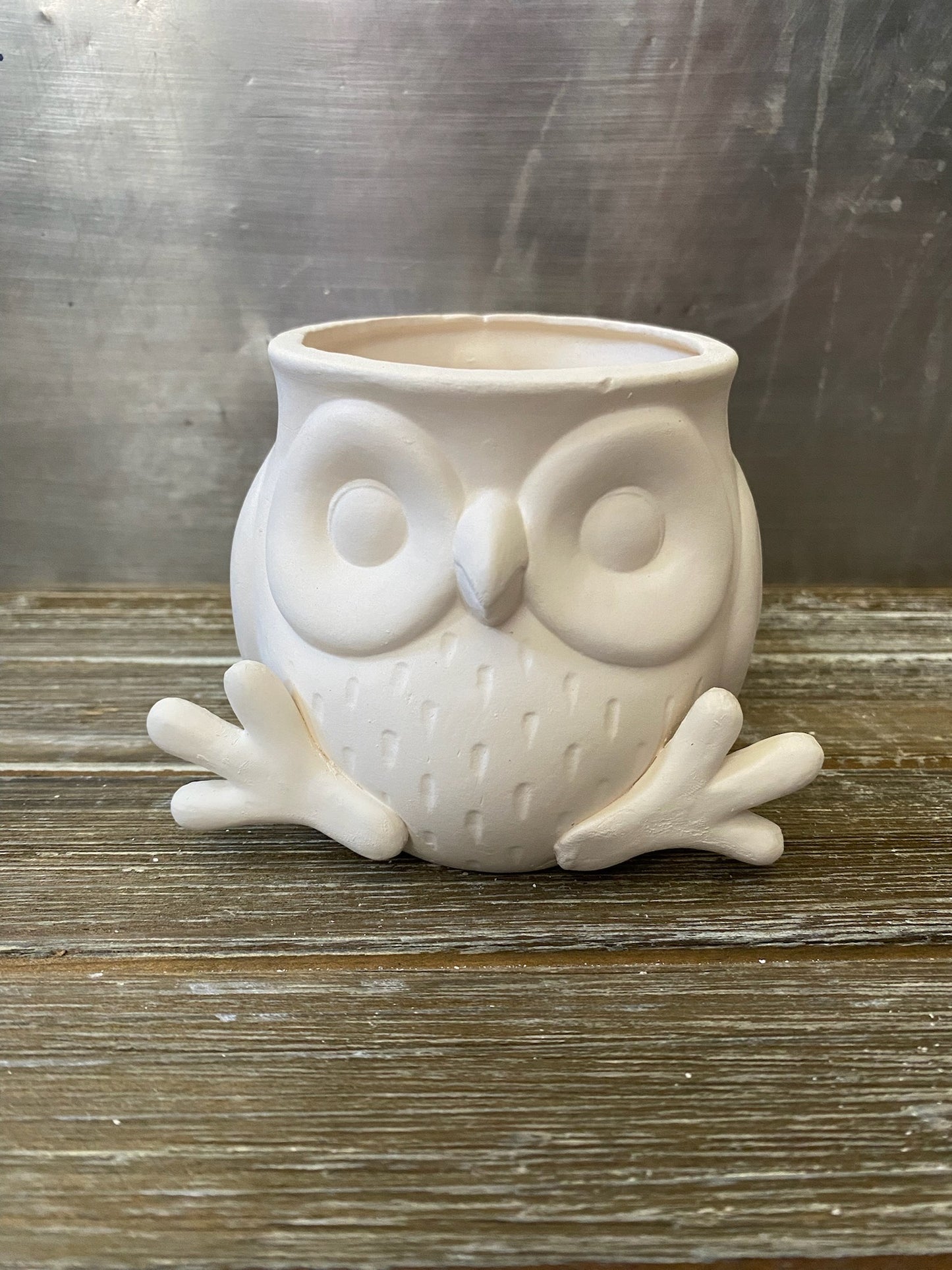 Owl Mug Bisque