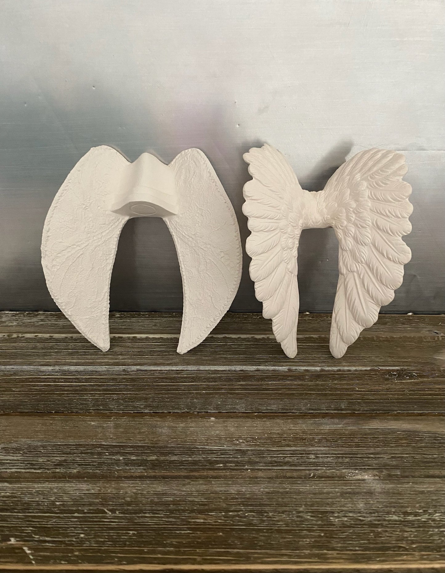 Angel Wing(s) Wall Hanger Bisque