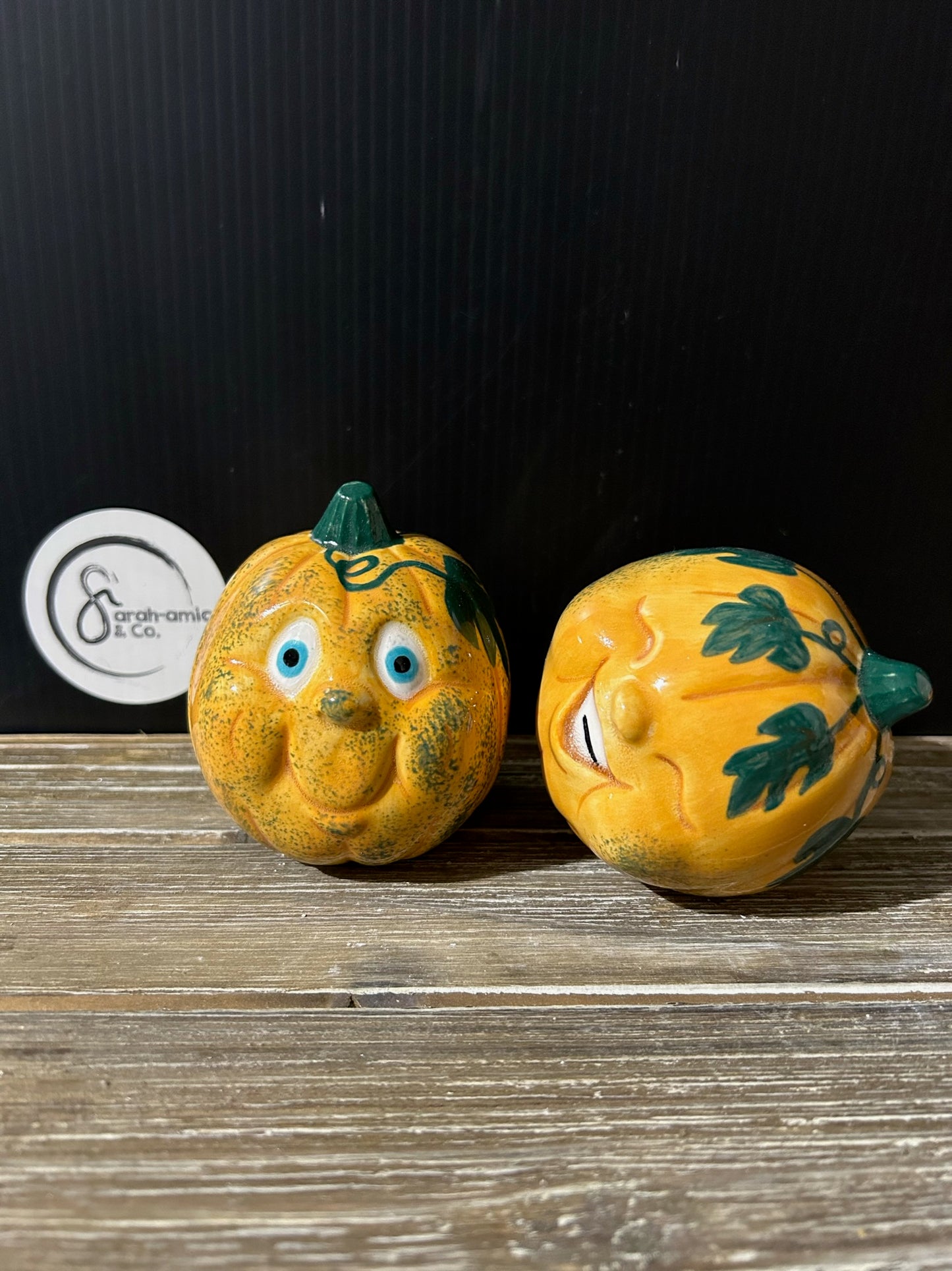 Finished Punkies (Pumpkins) Pair